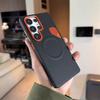 Luxury Business Magnetic Leather Shockproof Case for Samsung Galaxy S26 Ultra S25 Edge S24 Plus Wireless Charging Cooling Cover