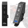 Motorcycle Handlebar Bluetooth Remote Control Phone Controller Button with Auto Standby Mode Silicone Wristband