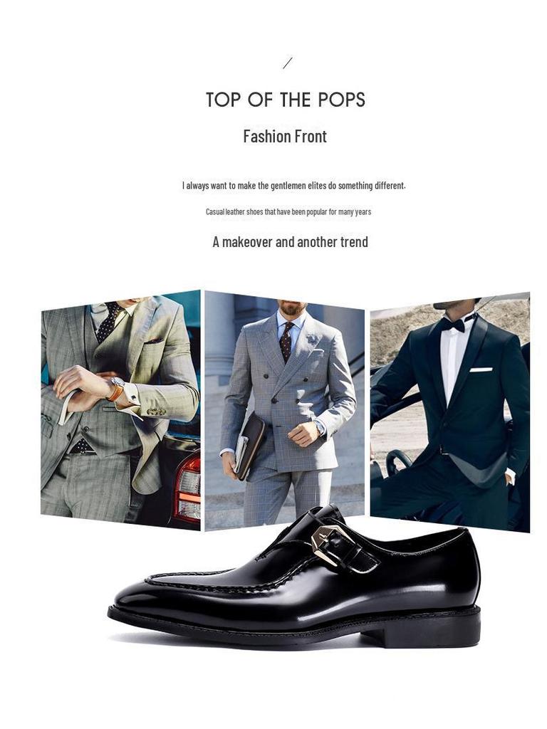 Pánské mokasíny VIP z pravé kůže, černé, nazouvací - Obchodní formální a ležérní obuv