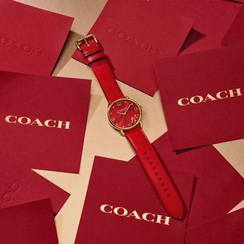 Coach Watch Coach14504239 Ladies Red
