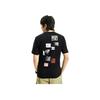 Li-Ning X Disney Myszka Miki X Keith Haring Nadruk Sportowy T-shirt z Krótkim Rękawem z Okrągłym Dekoltem Męski Top Czarny AHSR643-2