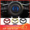 2025 Gorący 1 szt. ABS Naklejka z Emblematem Środka Kierownicy Samochodowej Dla Mazda MX-5 2 5 3 6 CX-8 CX-3 CX-5 CX-7 MS RX-8 Axela 8 Wnętrze De