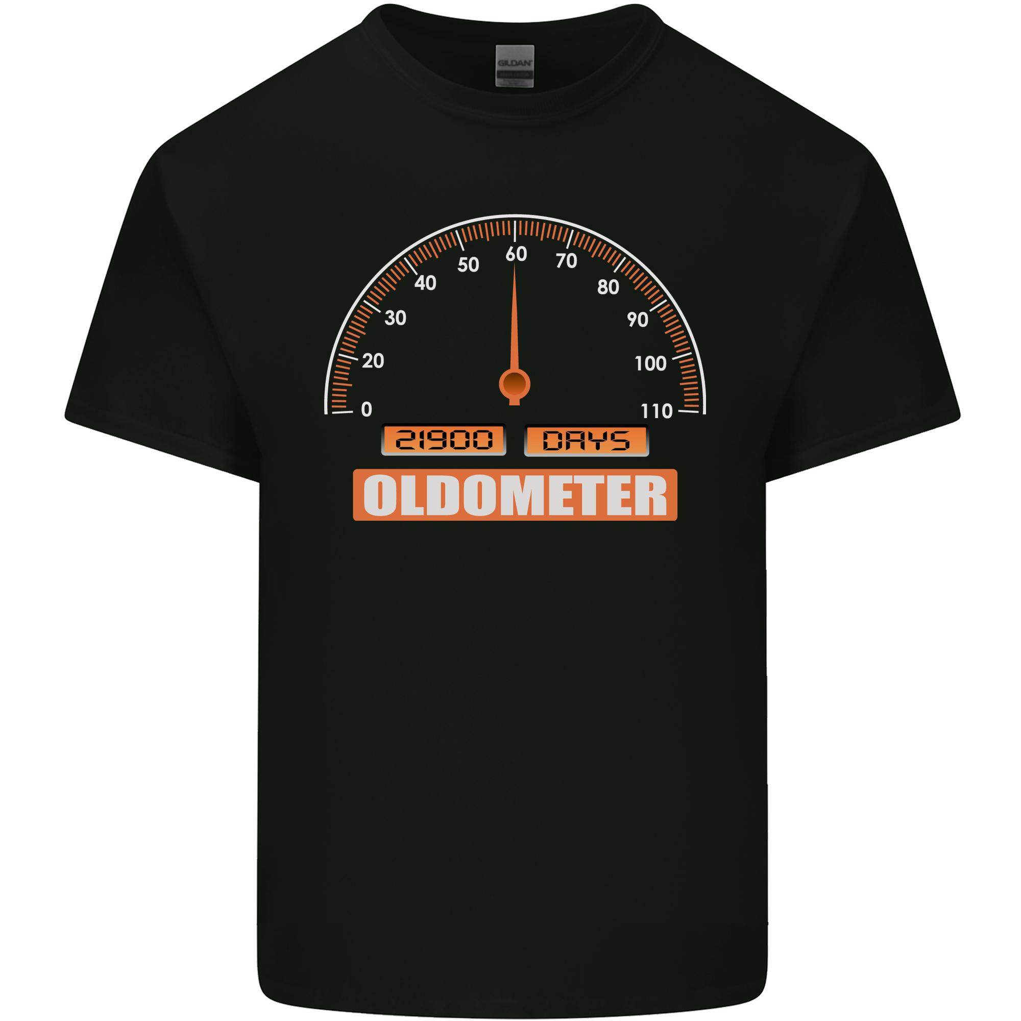 60th Birthday 60 Year Old Ageometer Funny Unisexs Light Cotton TShirt S