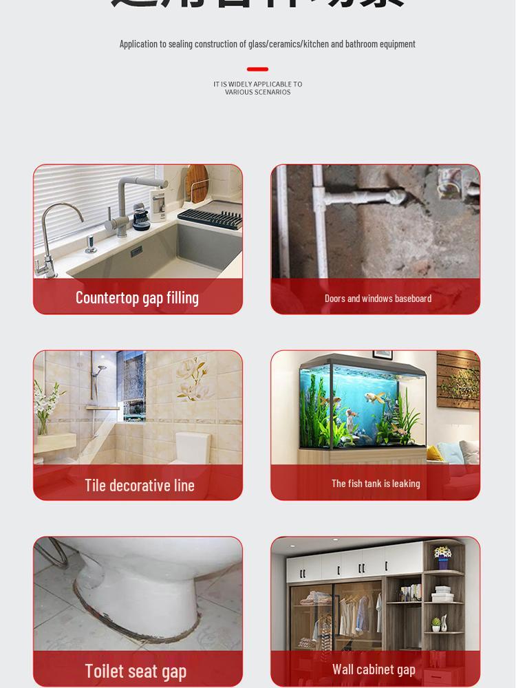 Labor-Saving Manual Caulk Gun with Multi-Bearing Design for Easy Silicone Application