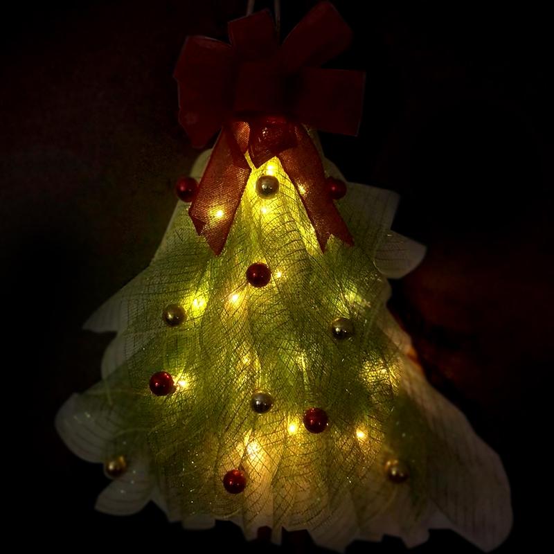 Vánoční Simulace Vánoční Strom Věnec Dekorace na Dveře Závěsná na Dveře Domácí Svátky Dekorace na Dvůr Rekvizity Venkovní Zahrada Dárky