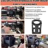 Splitter Pump Bracket for 5-7HP Engines Rapid Installation Hydraulic Wood Splitter Pump Mount Bracket