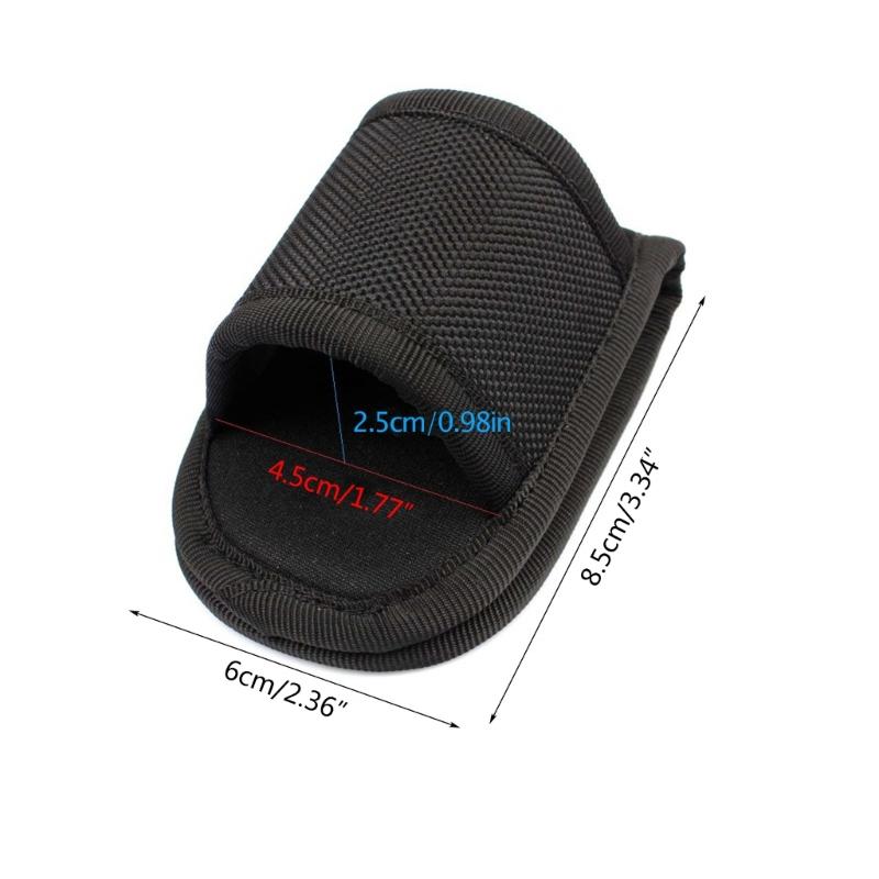 Outdoor Duty Belt Open Top D Cell Compact Light Holder Flashlight Pouch Holster
