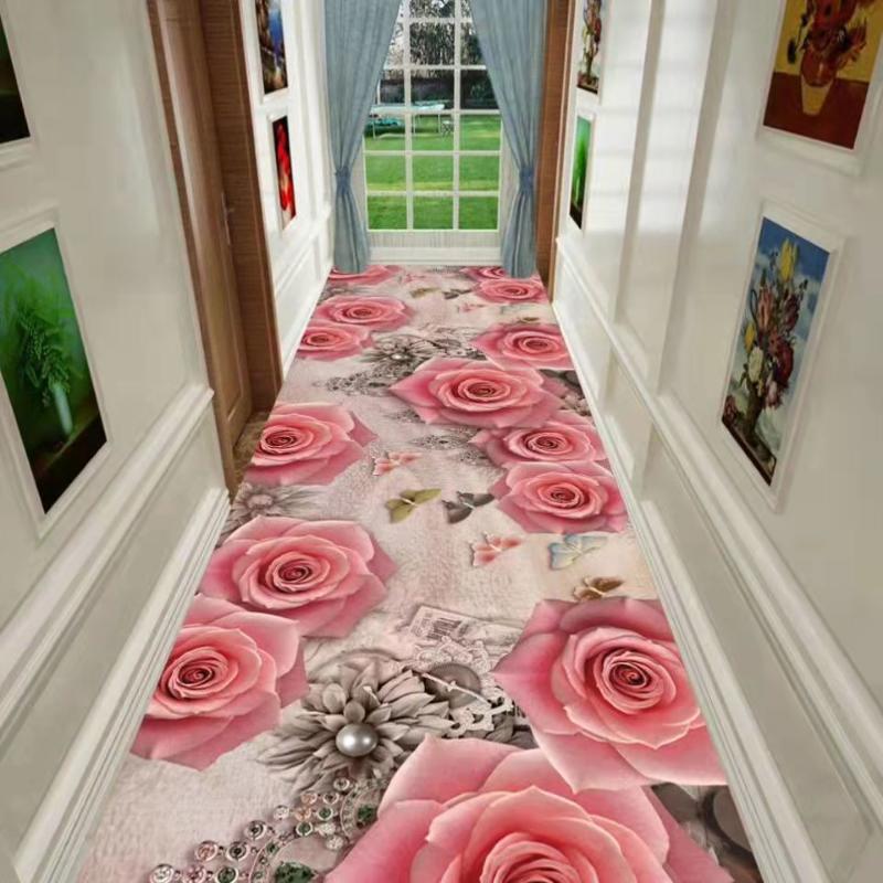 3D Carpet Living Room Carpet Bedroom Hall Entrance Hallway Mat Kitchen Non-slip Carpet