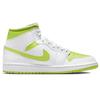Jordan 1 Mid White Lime Women's BQ6472-131