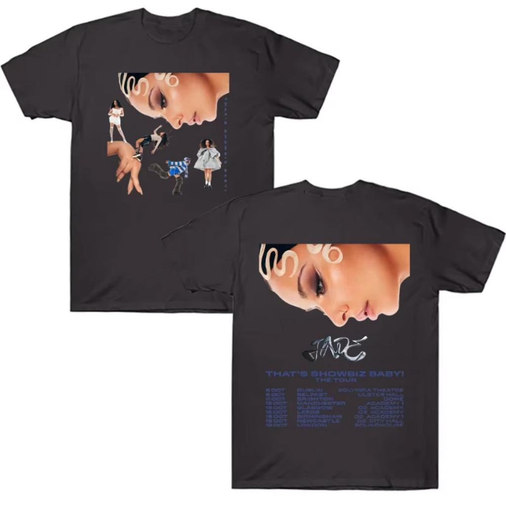 Giada Questo è Spettacolo Bambino! Magliette Tour 2025 Jade Thirlwall Estetica Fashion Magliette Harajuku Comoda T-shirt di Cotone Top Unisex