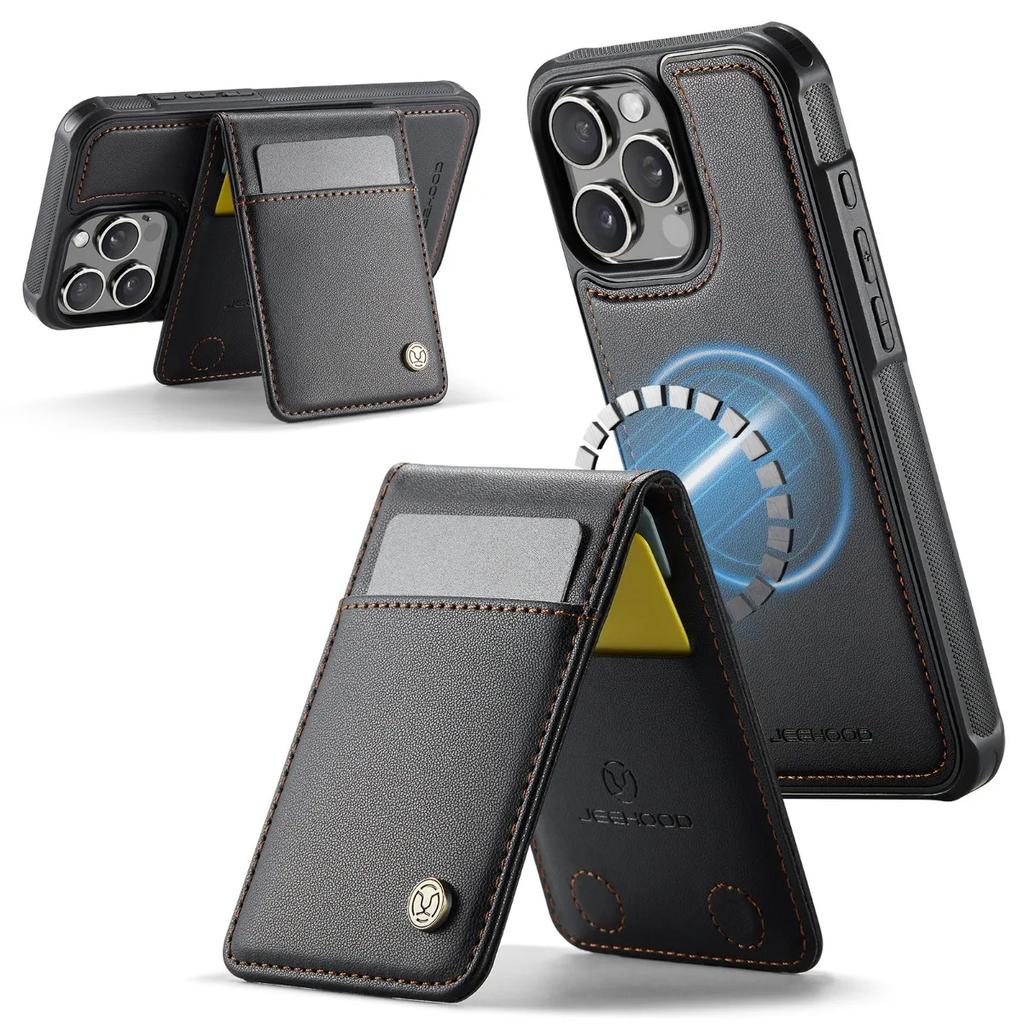 Phone Case For iPhone 16 Pro Max 15 14 13 12 11 XS XR X SE 7 8 Plus 2-in-1Detachable Wallet RFID-blocking Card Holder
