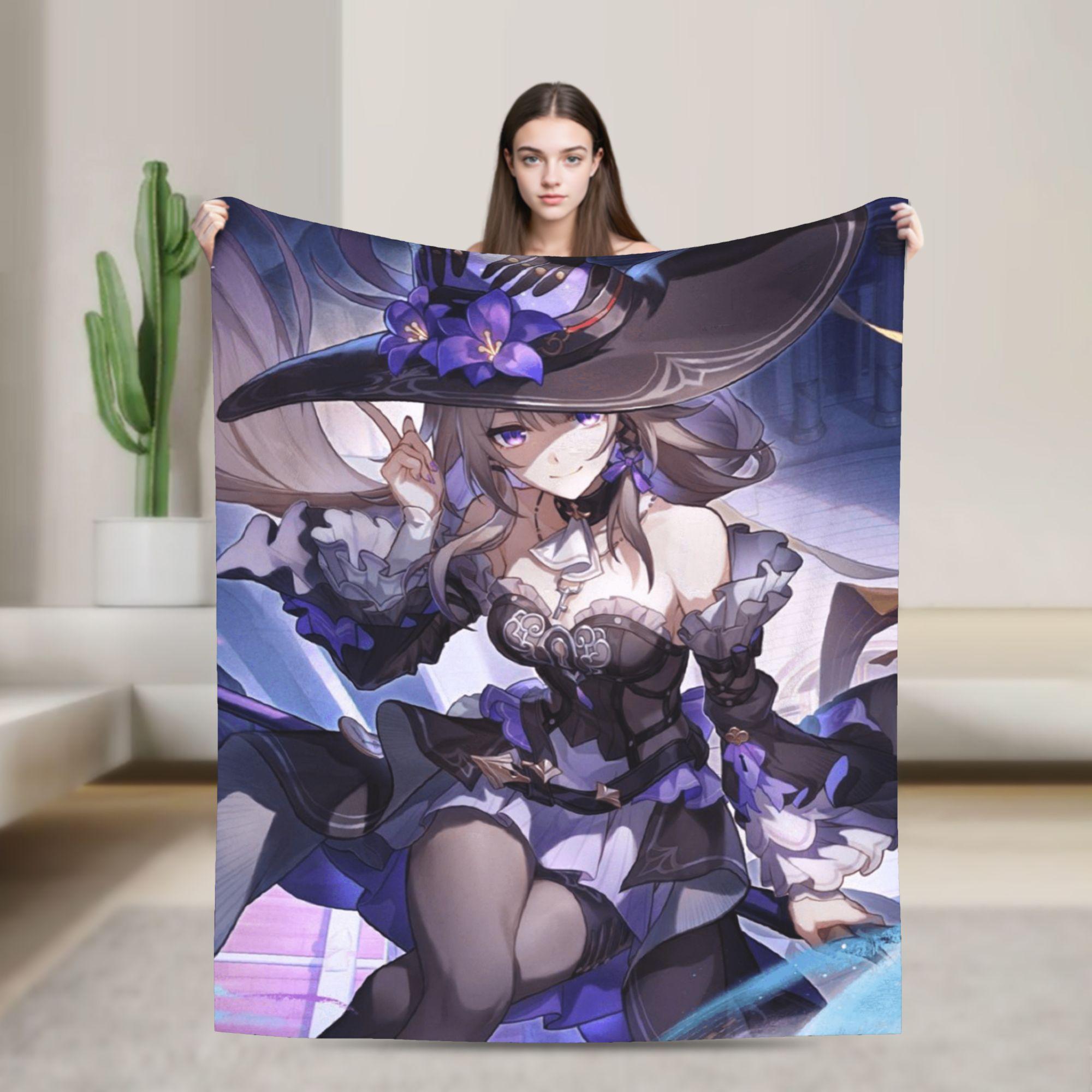 

Одеяло Honkai Star Rail Черный лебедь Мягкое Новинка Плюшевое Накидка Одеяло Для Детей Взрослых Уличное Фланелевое Покрывало Покрывало На Кровать 30x40in