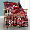 Liverpool Customize Your Name Blanket Gift Customizable Blanket Soft Warm Cozy Throw For Sofa Picnics Livingroom Chair Ideal for All Seasons