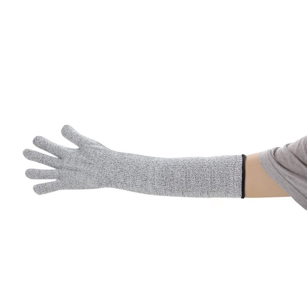 1Pair Breathable Safety Sleeves 20-55cm Anti Cut Arm Sleeve Durable Protection Gloves Labor