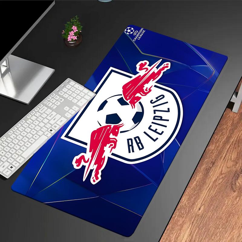 Rb FootballCrest Design Mouse Pad, Rubber Base, Mouse Pad for Gamers and Office Use, Gaming Desk , Easy To Clean Mat Christmas fan gifts