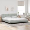VidaXL Bed Frames with Headboard, Upholstered Bed, Slatted Bed Base, Double Bed, Adult Bedroom Bed 3207867