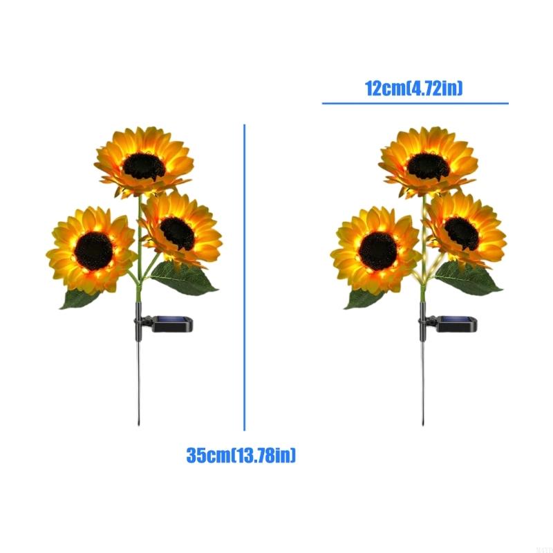 Solar Pathway Light Landscape Light Plastic Texture Suitable for Outdoor Yard Walkway Waterproof M4YD