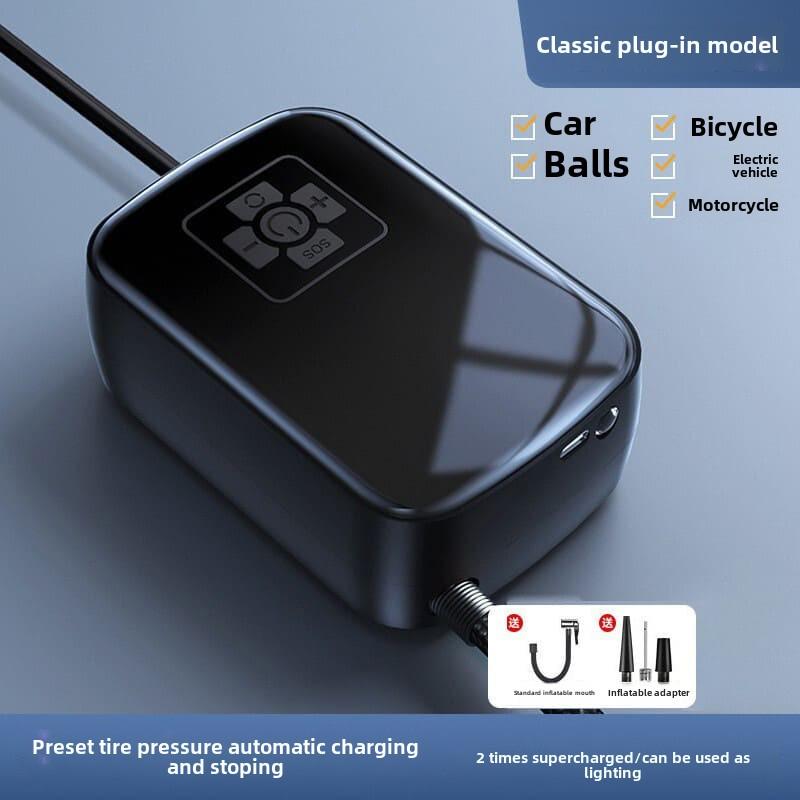 

Умный автомобильный беспроводной цифровой дисплей воздушный насос безопасный контроль температуры портативный беспроводной воздушный насос электрический автомобильный шиномонтаж прочный выносливый wired чёрный