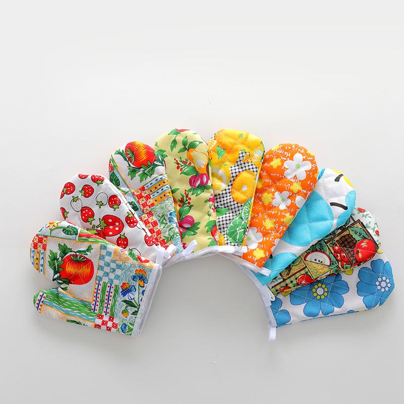 Heat-Resistant Microwave & Oven Gloves - Thickened Anti-Scald Insulation for Baking