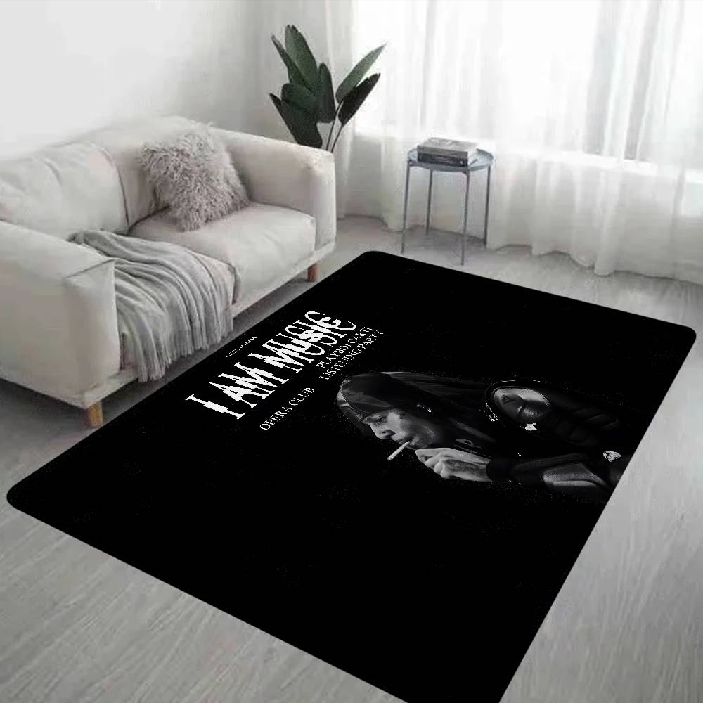Rapper Playboi Carti I am Music Floor Mat Rectangle Anti-slip Home Soft Badmat Front Door Indoor Outdoor Mat Hotel Decor Mat