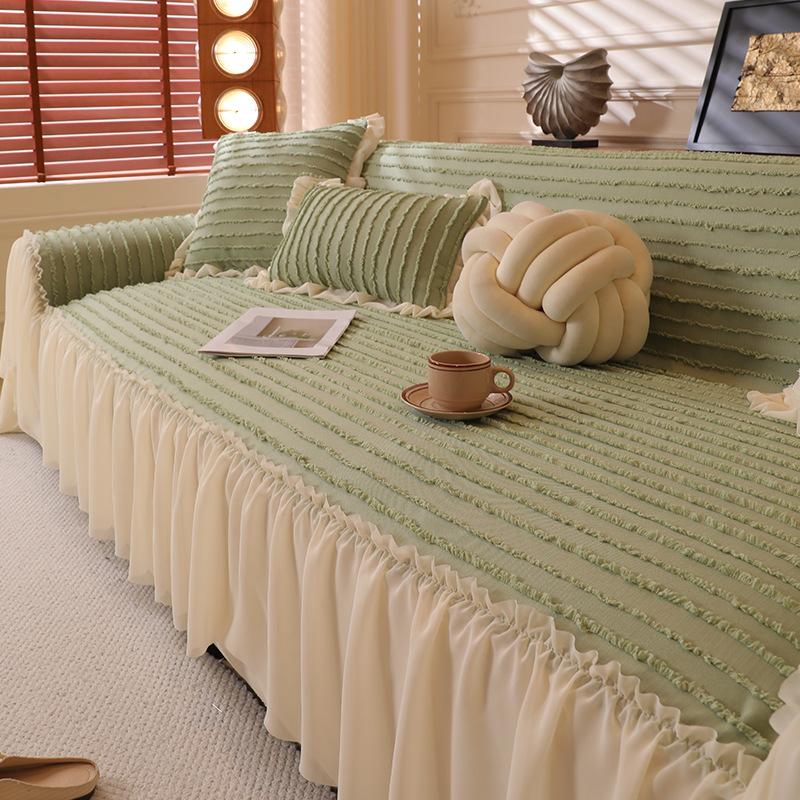 

French Cream Wind Sofa Towel Four Seasons Universal Sofa Cover New All-Inclusive Universal Sofa Blanket 180*130cm