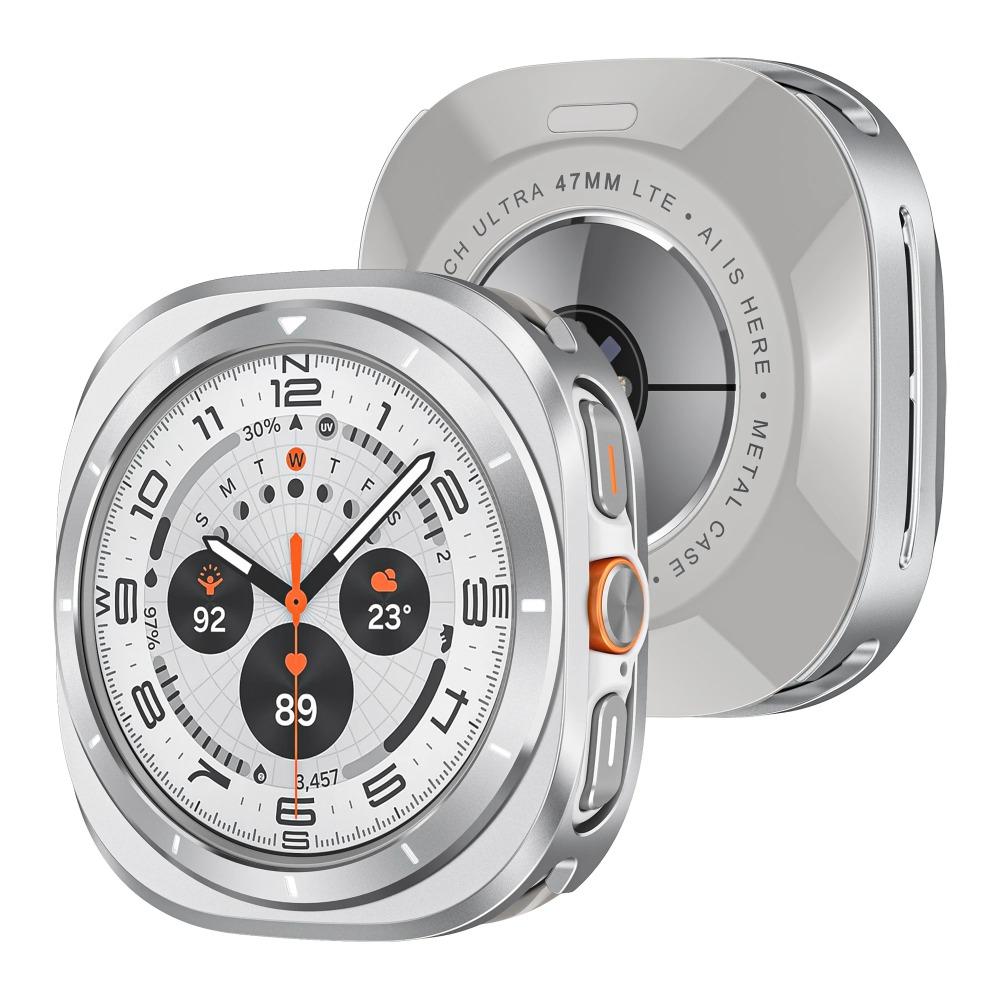 Metal Aluminium Alloy Case For Samsung Galaxy Watch Ultra 2025/2024 47mm Protective Hard Cover for Galaxy Watch 8 44mm 40mm No Glass