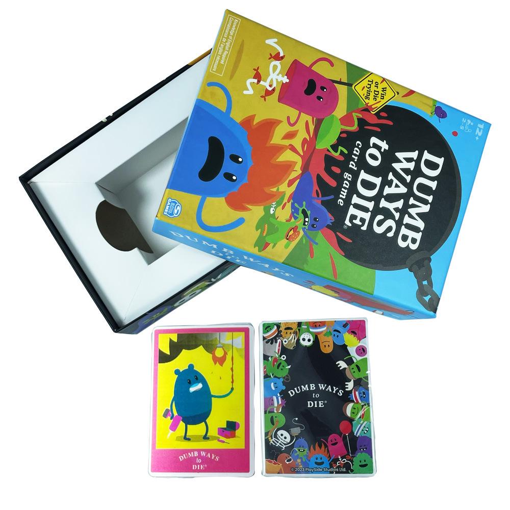 All English Dumb Ways To Die Plush Card Game - New Party Tabletop Game Available