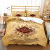 School Plan Duvet Cover Set UK Single Double Queen US Twin Full King Size Pkm Bed Linen Set