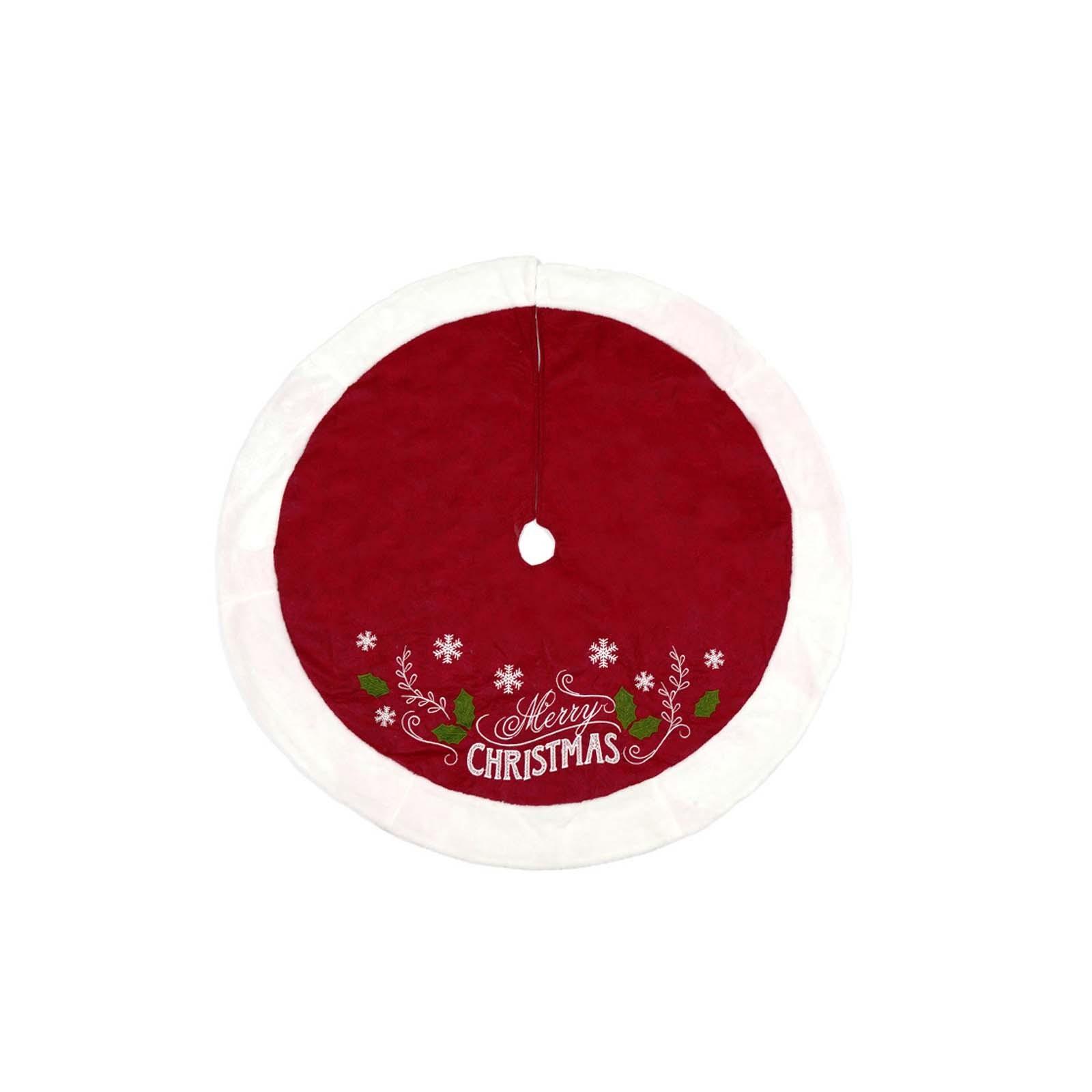 

120 см рождественское украшение для дома в отеле, новое 120 см снежинка, белая кромка, юбка для елки, креативное украшение для рождественской елки, фартук One Size