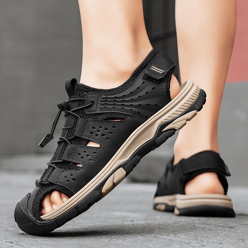 Sandals Men's Summer New Trend Fashion Baotou Outdoor Leisure Daily Sports Large Size Beach Shoes