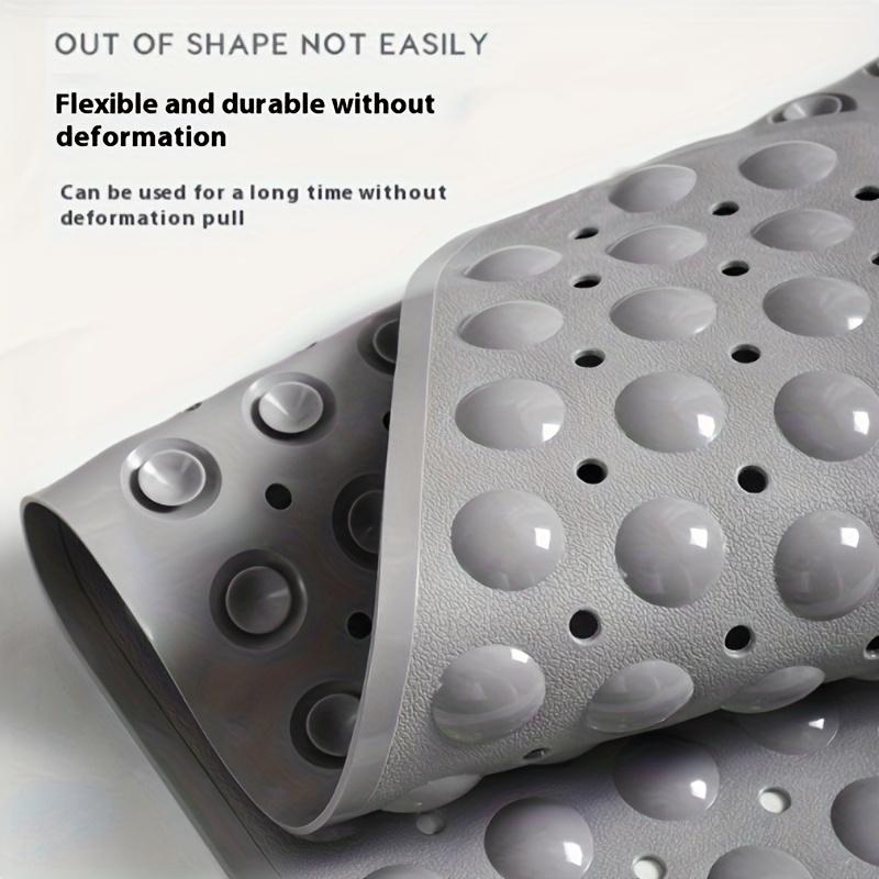

27.56*15.75 inch Bathroom Mat, Quick-Dry Shower Pad with Circular Hole Design, Massage Rings, Ideal for Home and Hotel Bathrooms
