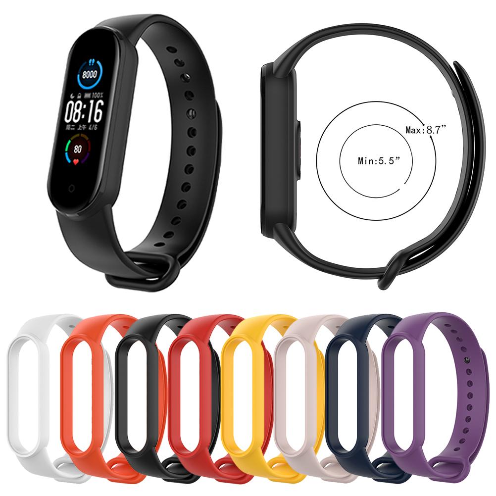 1pcs Replacement Wristband Strap For Xiaomi Mi Band 6 Smart Bracelet Accessory