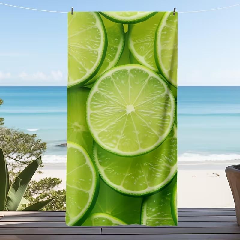 Popular Summer Beach Towel Microfiber Absorbent Beach Towel Seaside Outdoor Vacation Sports Towel