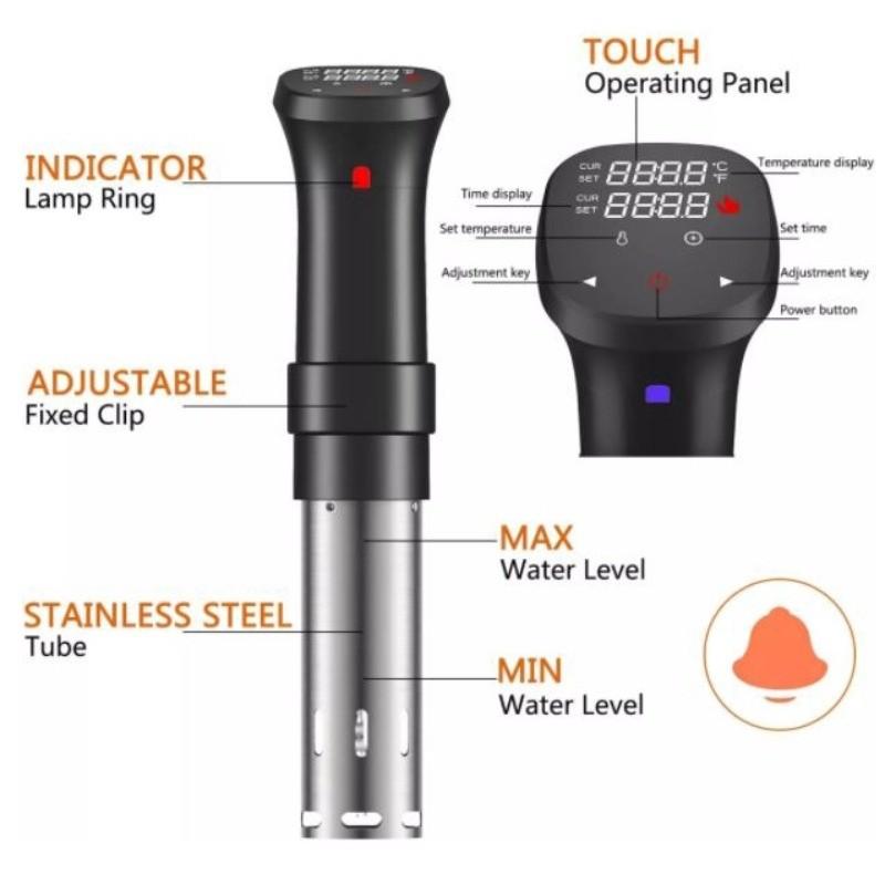 Precisie Sous Vide Slowcooker Digitale Touchscreen Thermische Dompelcirculator Slowcooker Keuken Kookbenodigdheden