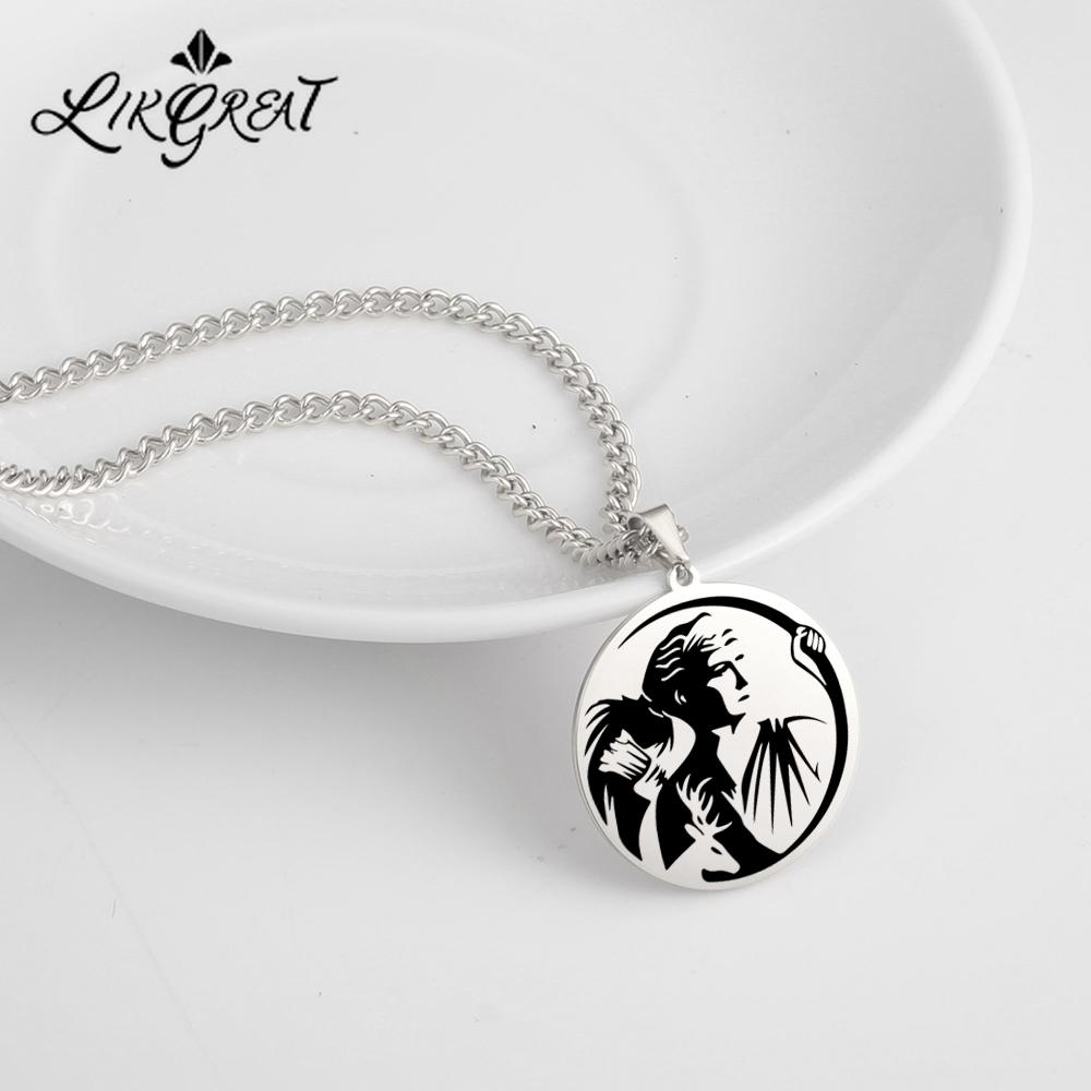 Amulett Hunter Anheng Halskjede For Menn Gresk Mytologi Rustfritt stål Kjede Halskjede Kvinner Charm Smykker Gaver