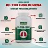 Jeena Sikho De-Tox Lung Herbal Powder 225 G Ayurvedic Wellness Supplement with Arjuna Harida Sunthi Natural Care