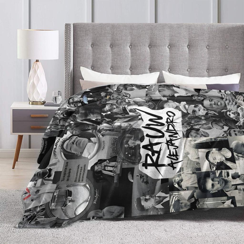 Rauw Alejandros Flannel Blanket Super Warm Throw Blanket for Couch Chair Travel Office Graphic Bedspread Sofa Bed Cover