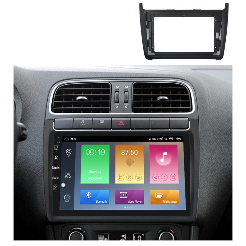Large Screen Android Navigator Frame & Wiring Set for 08-15 Volkswagen POLO
