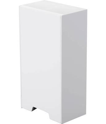 Yamazaki Jitsugyo 4954 Estojo de Armazenamento de Máscaras de Dupla Face Branco Aprox.. Torre W12XD7.5XH22cm com Ímã Forte