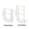 Behind The Door Storage Cabinet Bathroom and Kitchen Storage Rack Multi-layer Narrow Cabinet Space Saving Trolley Storage Rack