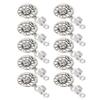 10pcs Metal Hair Beard Jewelry Moon Alloy Sun Pendant Dreadlocks Hair Braiding Decorative Accessories