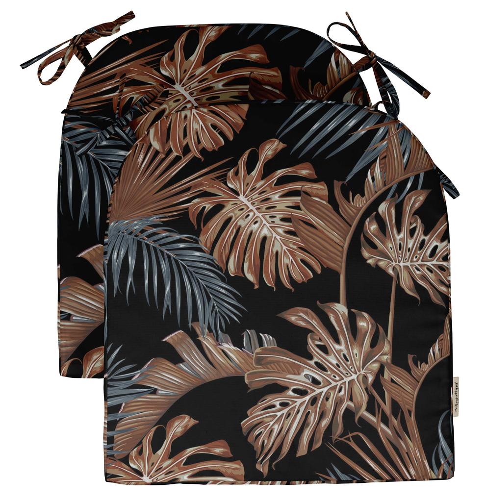 Vargottam Non Slip Dining Chair Cushion U-Shaped Printed Indoor Outdoor Chair Pads Home Decor Reversible & Machine Washable