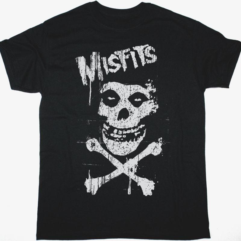 Misfits Bones Black T-Shirt S разноцветный