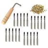 Classy-40 Pcs Tuning Pin Nails And 40Pcs Rivets,With L-Shape Tuning Wrench,For Lyre Harp Small Harp Musical Stringed Instrument