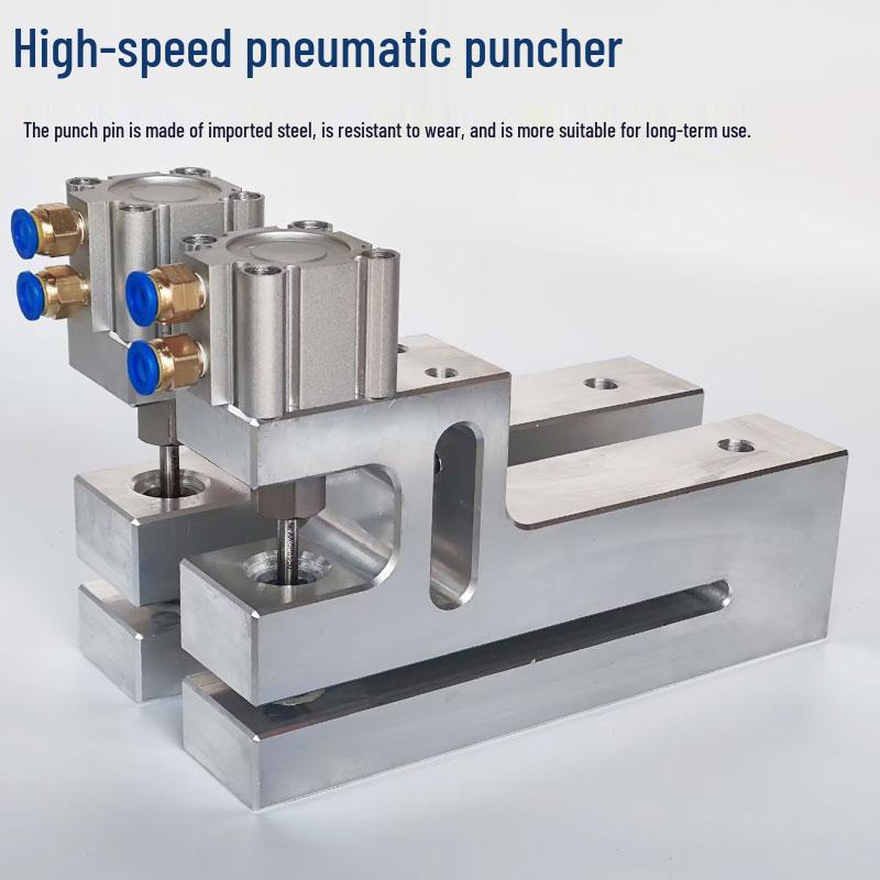 Pneumatic Puncher for Small Round Holes In PE, OPP, and PP Plastic Bags