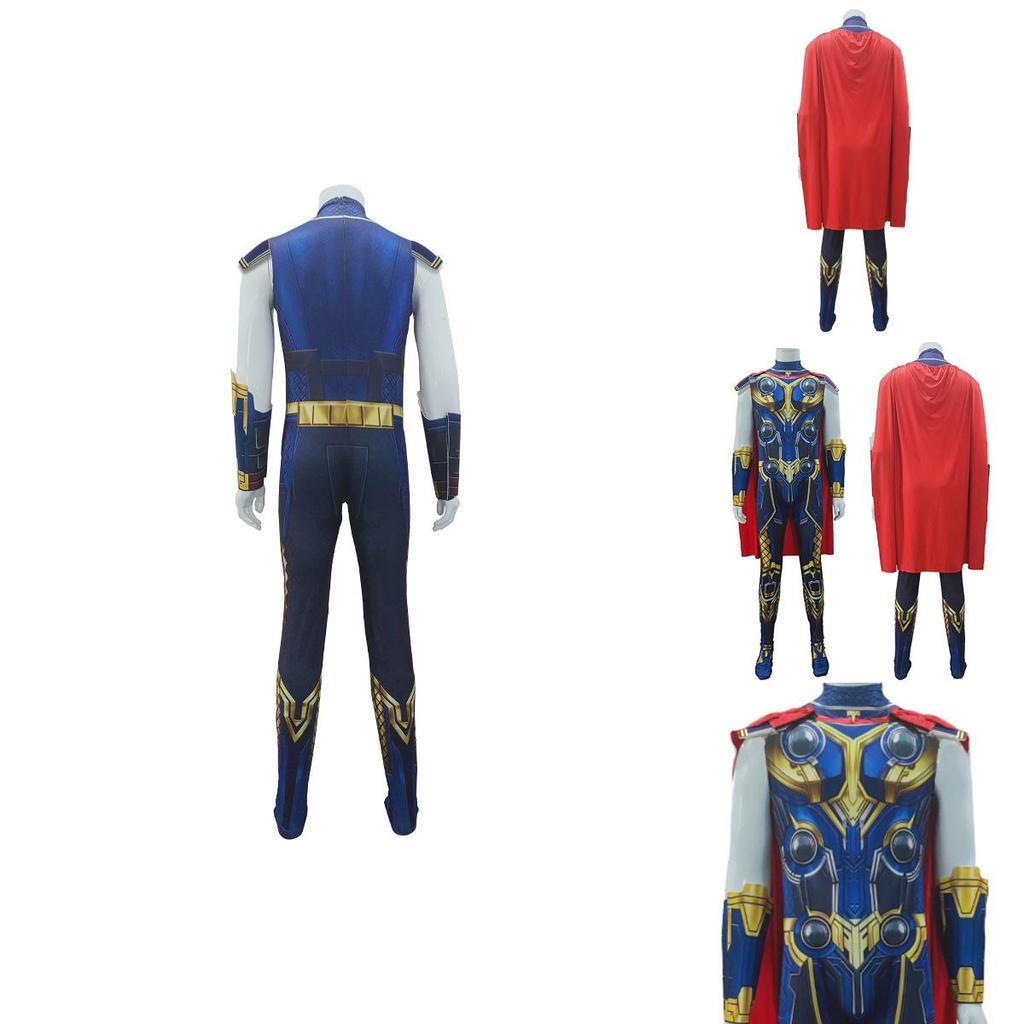 Love And Thunder Thor Odinson Cosplay Kostüm für Kinder und Erwachsene Perfekt für Halloween und Karneval