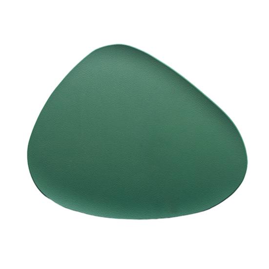 Faux Leather Placemats Waterproof & Heat Resistant Table Pads Washable Double-Sided Coasters for Indoor Outdoor Dining