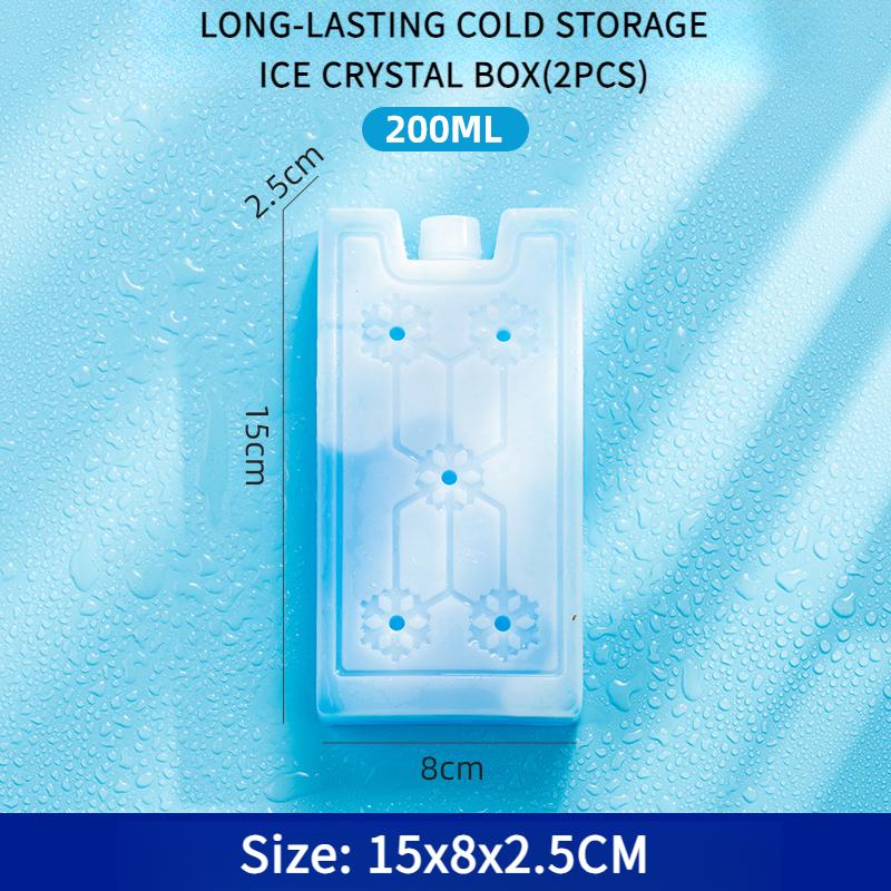 GIANXI Food Cooling Ice Crystal Box Reusable Portable Fast Cold Pack Outdoor Camping Food Fresh Cooler