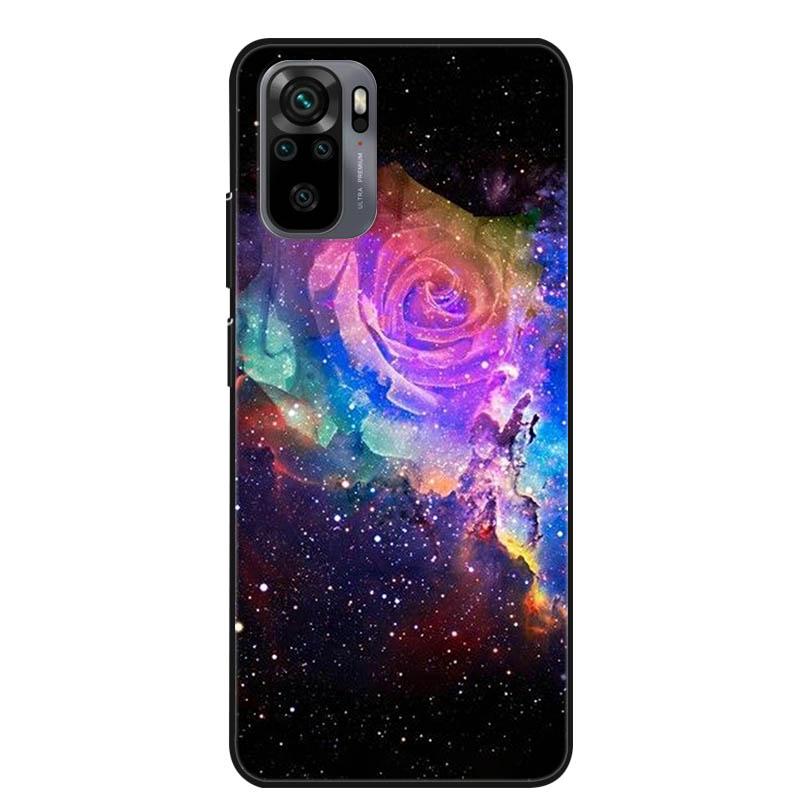 For Xiaomi Redmi Note 10s Case Shockproof Silicone Cartoon Soft Cover for Redmi Note 10 Pro Phone Cases Note10 4G 10T 5G 10 S