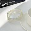 SHIXIN Luxury Colourful Chunky Acrylic Wide Bracelets for Women Creative Geometric Irregular Stackable Cuff Bangle Y2K Accessory